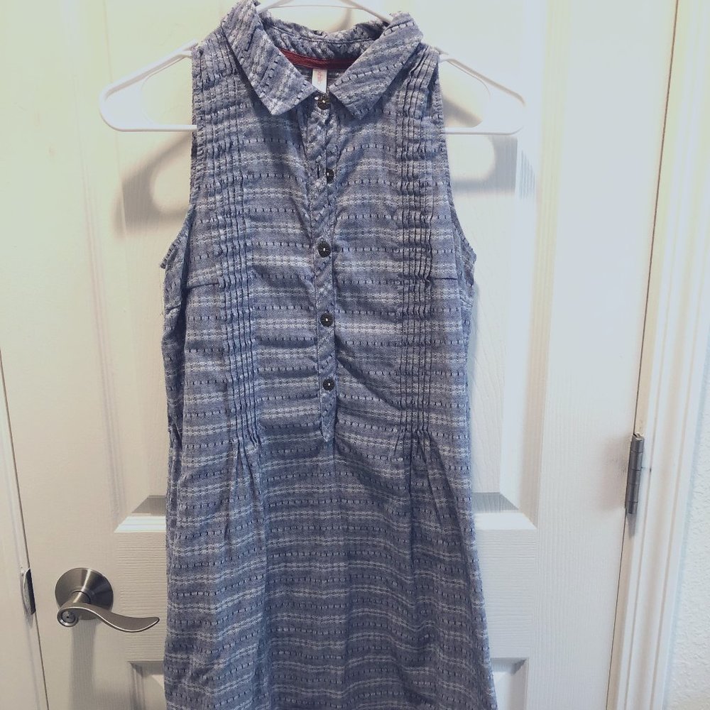 Xhilaration Sleeveless Shirt Dress, S